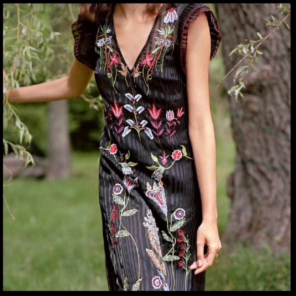 Anthropologie Not So Serious Corsica Dress